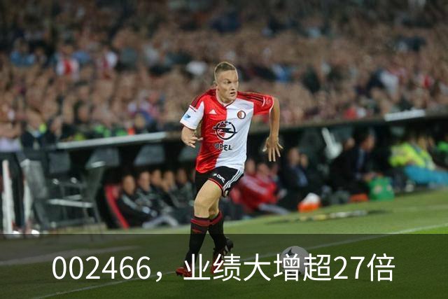 002466，业绩大增超27倍